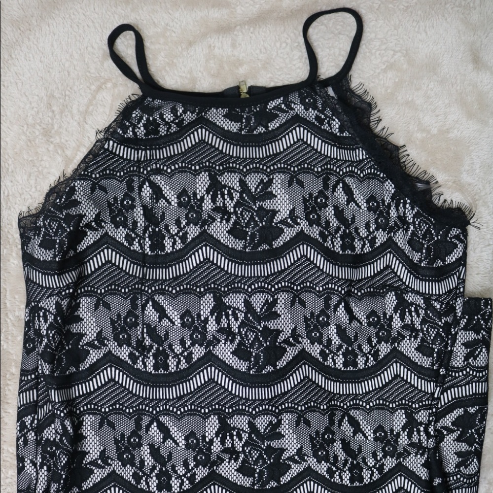 Black and White Windsor dress